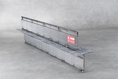 Stremaform<sup>®</sup> stortonderbreking voor voegen in vloeren met gecoate metalen waterstop